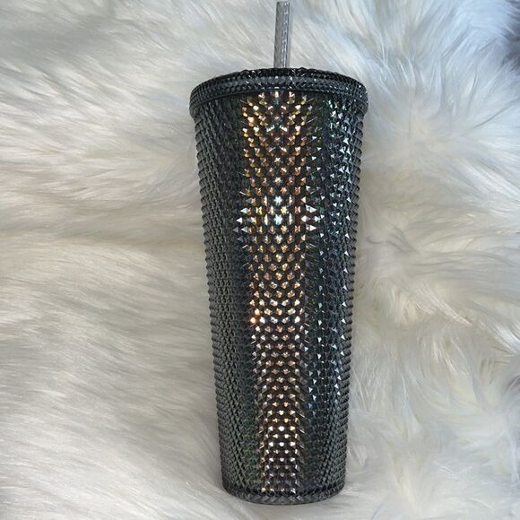 STARBUCKS STUDDED IRIDESCENT BLACK UNICORN VENTI TUMBLER RARE HTF - Picture 5 of 7